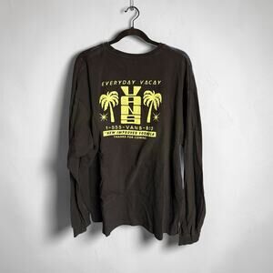 VANS Off the Wall Men's Everyday Vacay Long Sleeved Tshirt - Black - Size XX